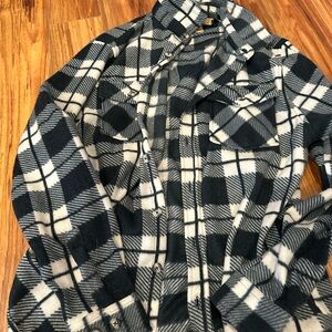 Plaid Button-Up Shirt